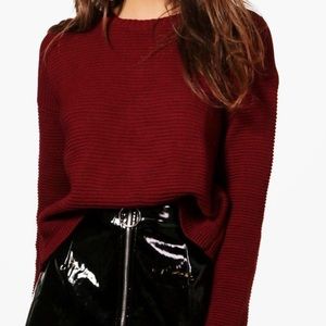 Knot cropped jumper